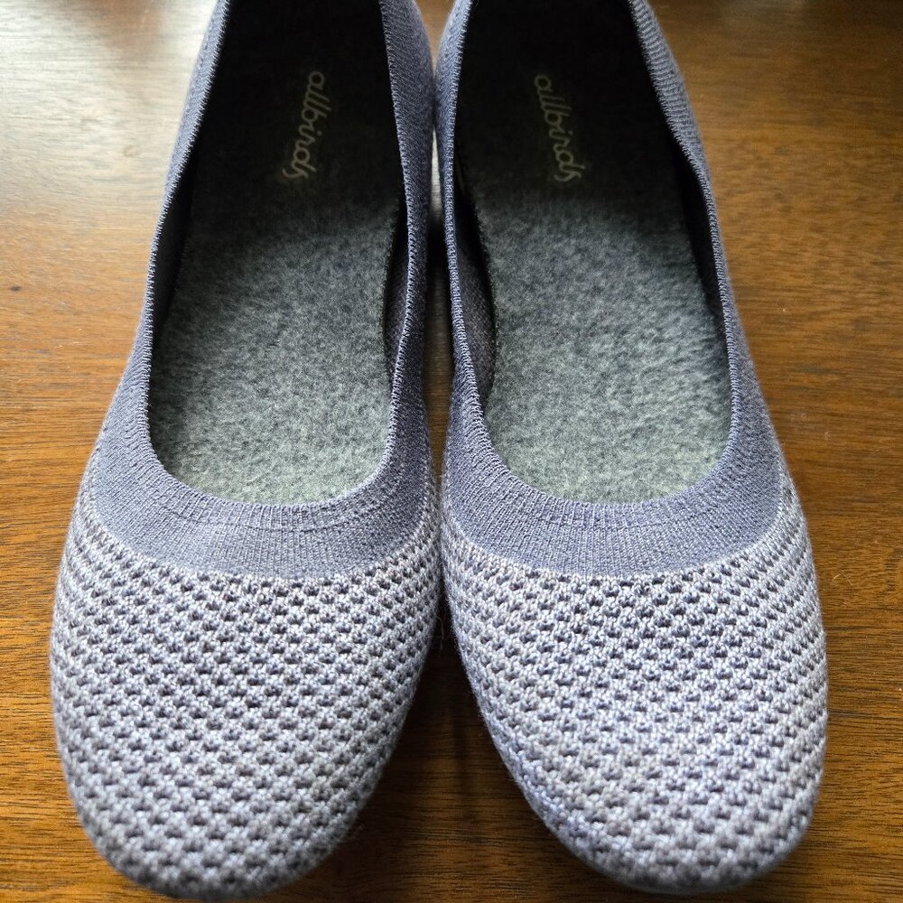 Allbirds Tree Beeezers light gray very good condition size 7 ballet flats